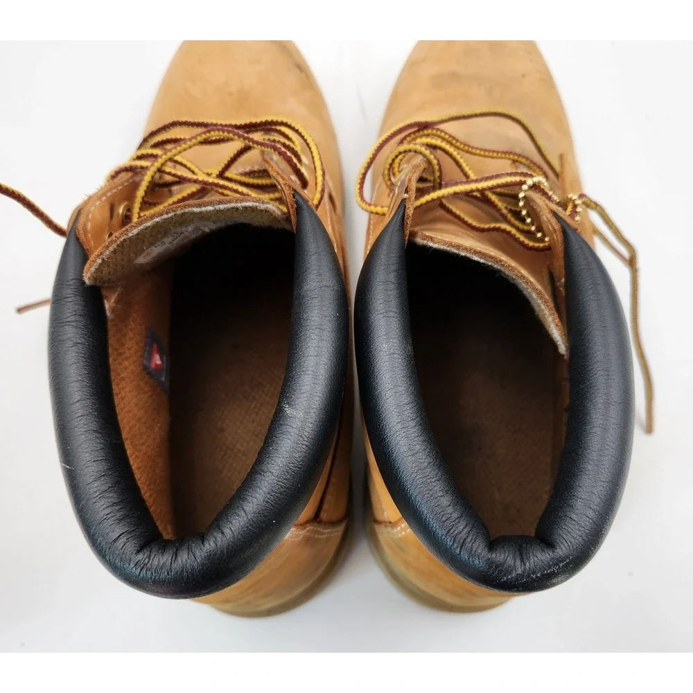 Timberland 50061 Men's 10‎ Boots Wheat Nubuck Ankle Round Toe Lace Up Chukka